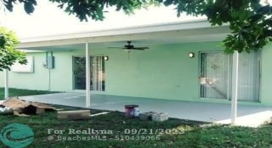 REAR PATIO
