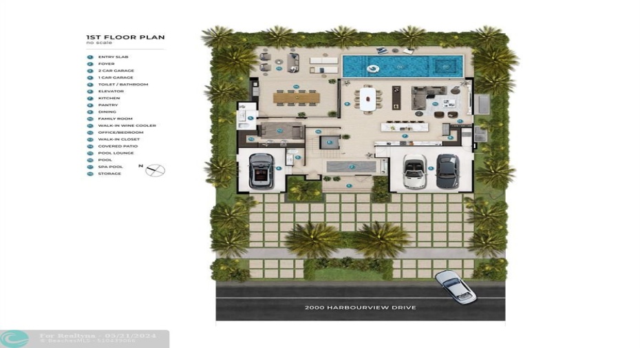 Plans for the house. First floor.