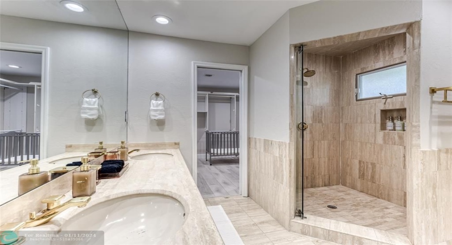 Primary Bathroom inside Bedroom #1 (Upstairs)