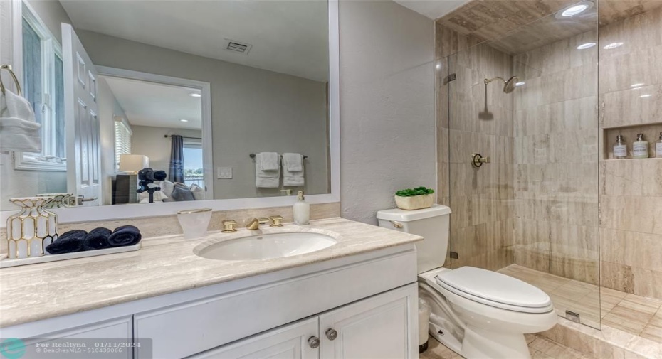 Bedroom #2 En Suite Bathroom with Shower
