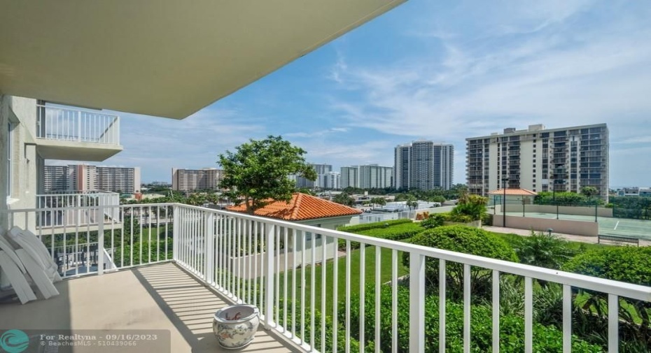 Patio view northeast