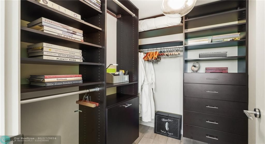Second bedroom walk in closet