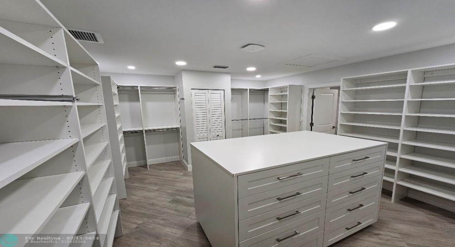 Master closet