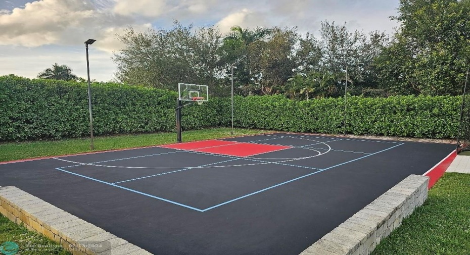 Basketball and Pickleball court