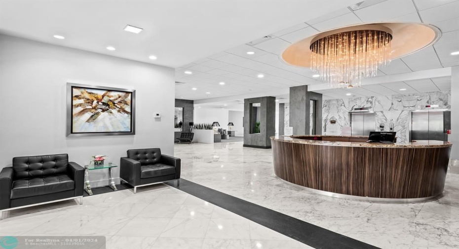 FOYER SECURITY DESK