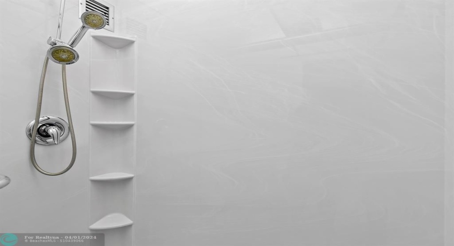 NEW SHOWER AND ENCLOSURE