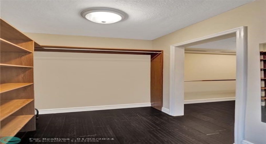 Master Walk in Closet
