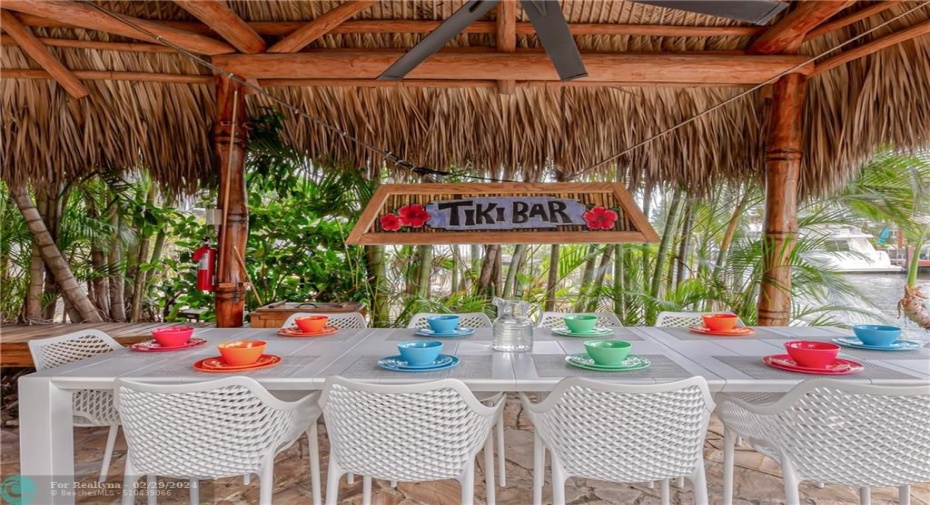Outdoor BBQ table