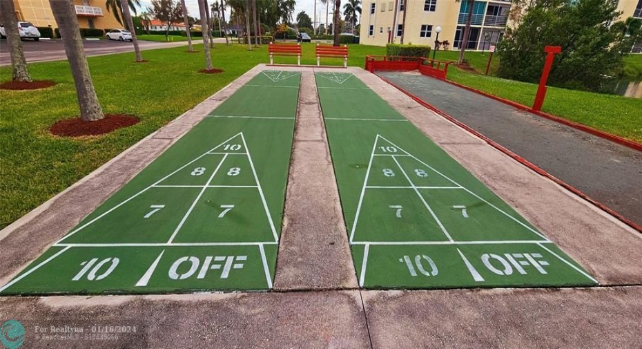 SHUFFLEBOARD AND BOCCE BALL