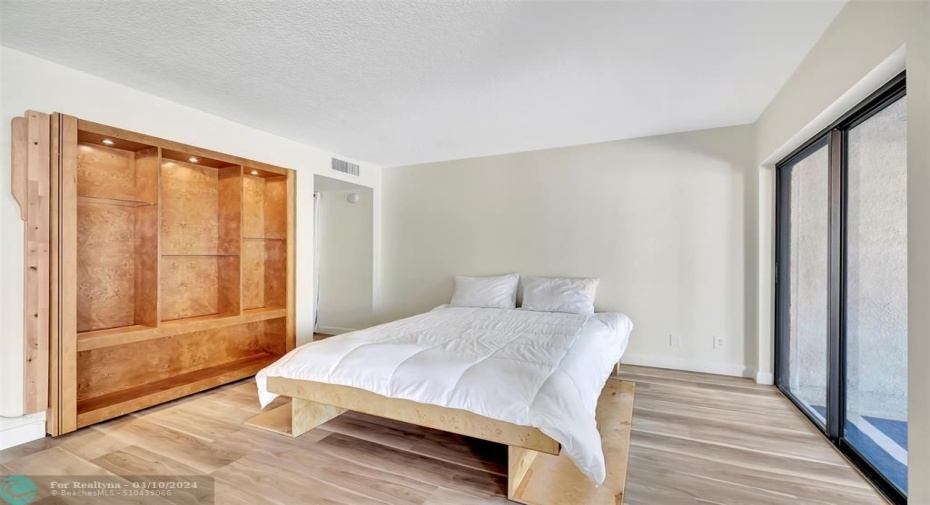 2nd Bedroom/Den (Convertible), has a BUILT-IN MURPHY BED (NEW MATTRESS) & a 