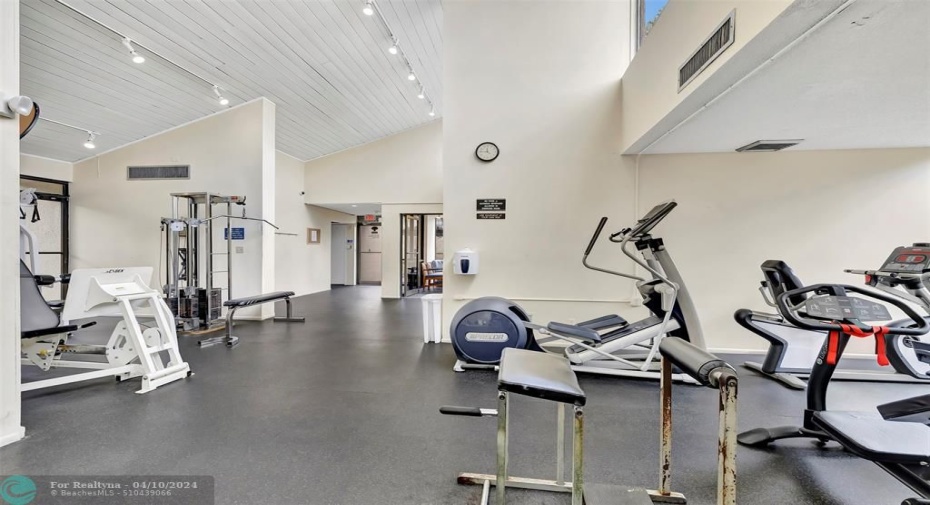 Cancel Your Gym Membership! Your FUTURE Association has a Waterfront GYM is conveniently located next to the Community Clubhouse. SAUNA is Located in the Clubhouse next to the 2nd Pool.