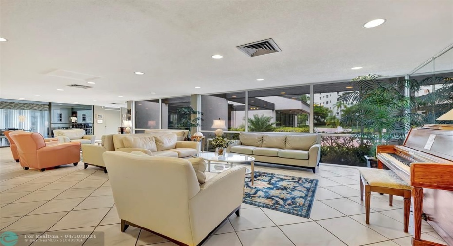 Clubhouse has a Wonderful Poolside Lounge Area which is adjacent to the Piano and HUGE COMMUNITY LIBRARY!