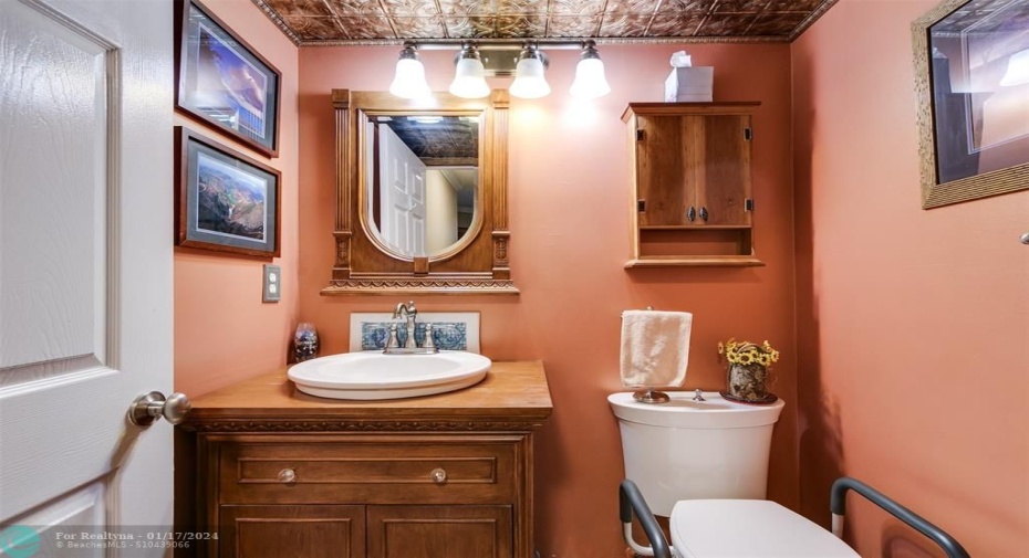 half bath downstairs