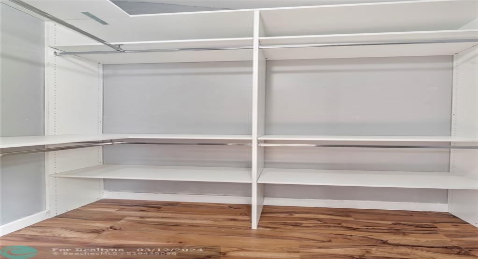 Bedroom closet