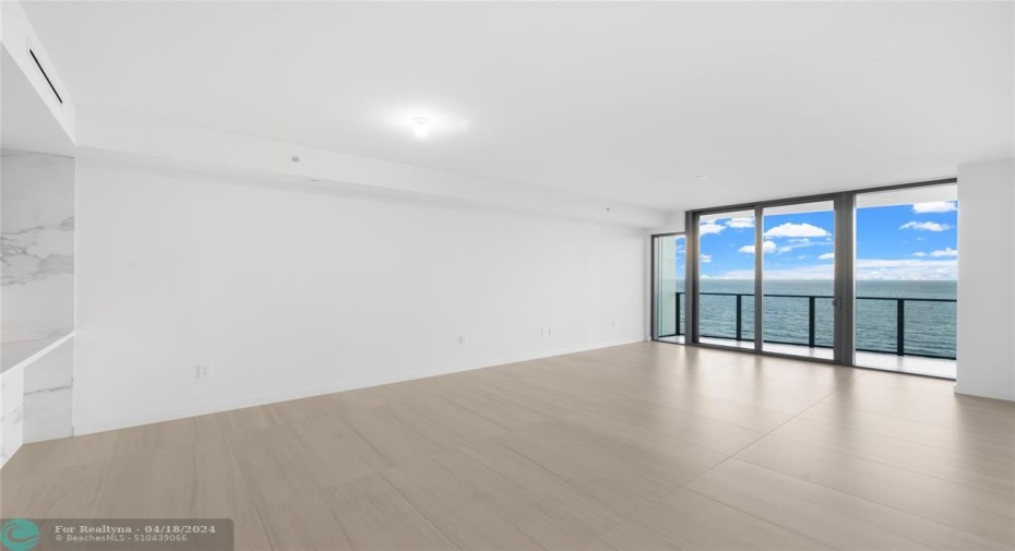Main Living Space w/ Large Ocean View Terrace