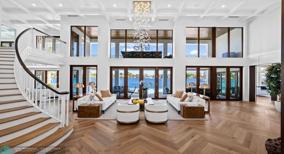 Great Room - open water views