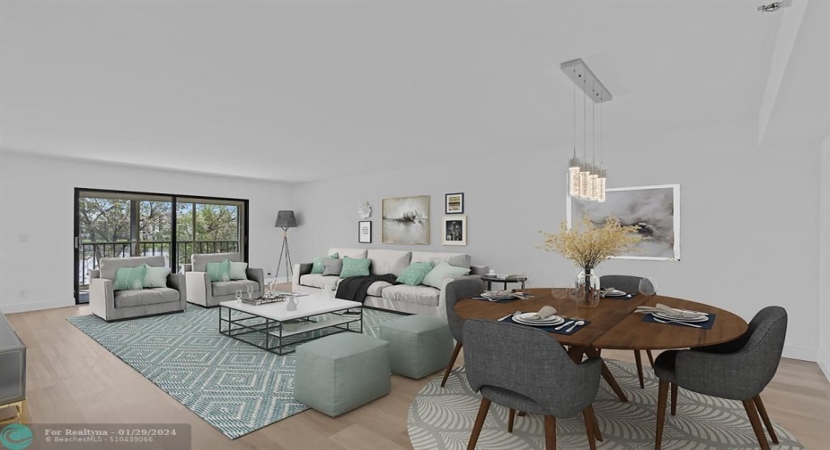 Staged Living/Dining