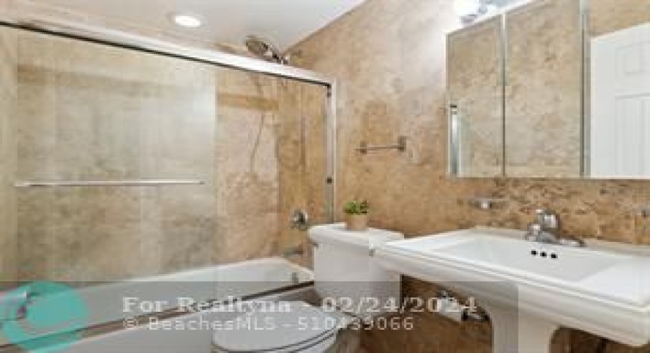 All marble bathroom