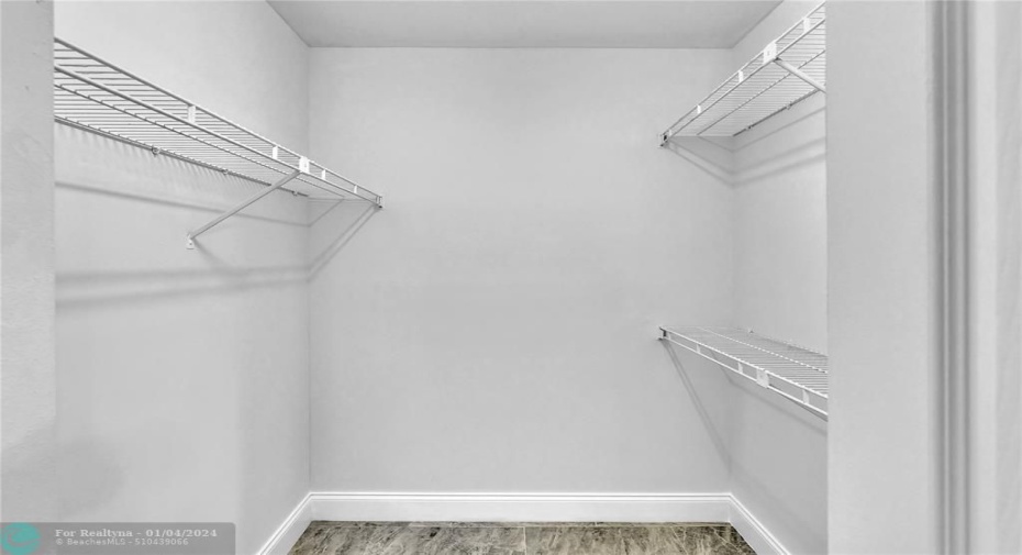Master closet #1