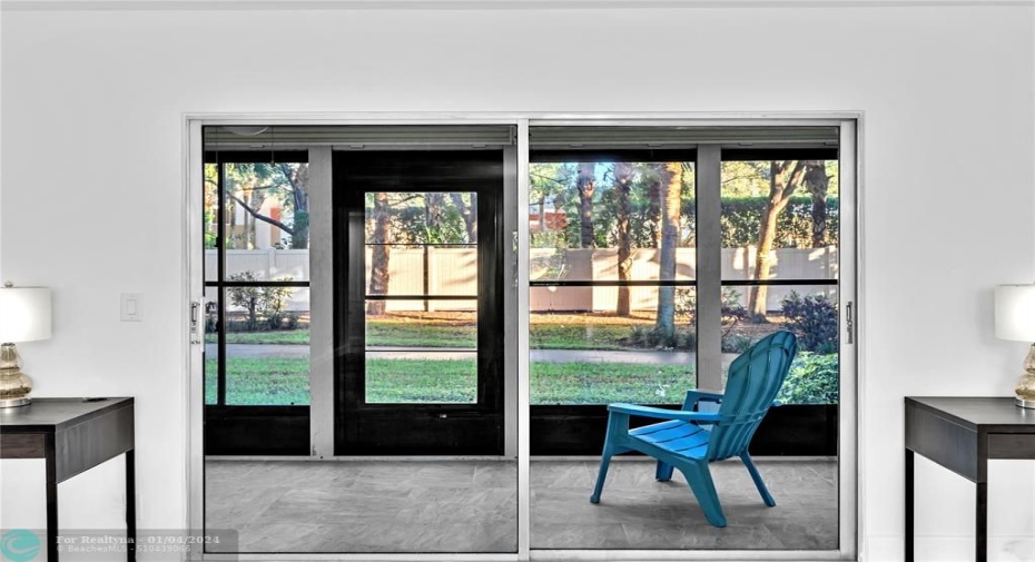 Porch area very nice and quiet