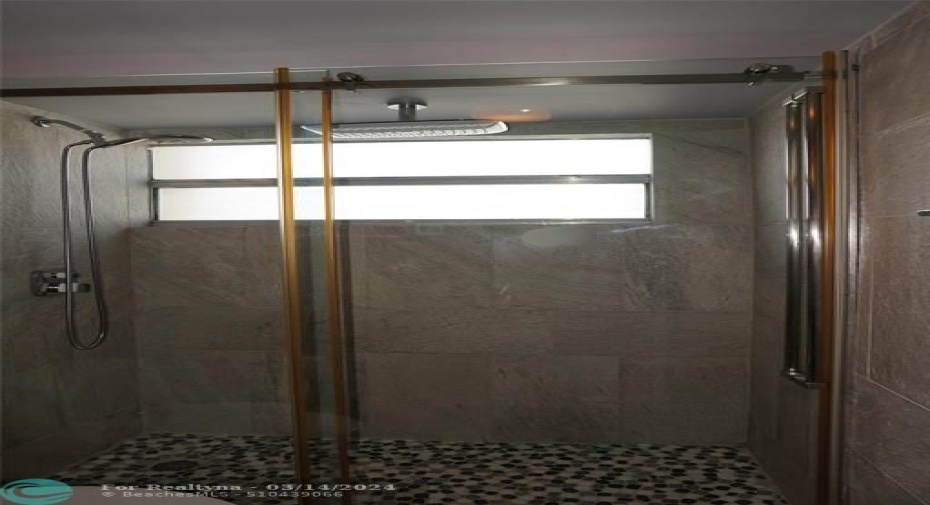 Luxury Bathroom with Rainfall Shower Head  System