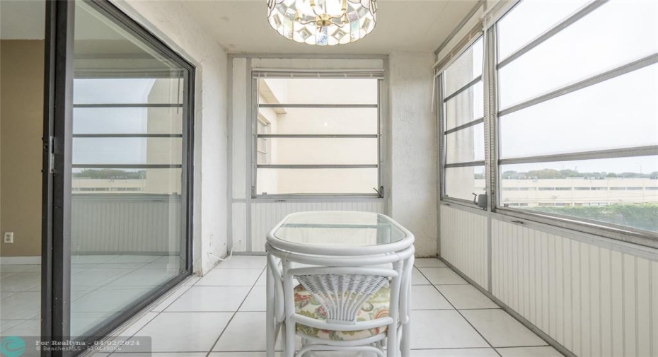 enclosed patio