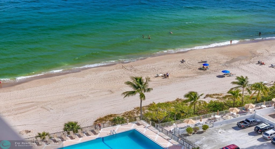 View of Ocean & Pool