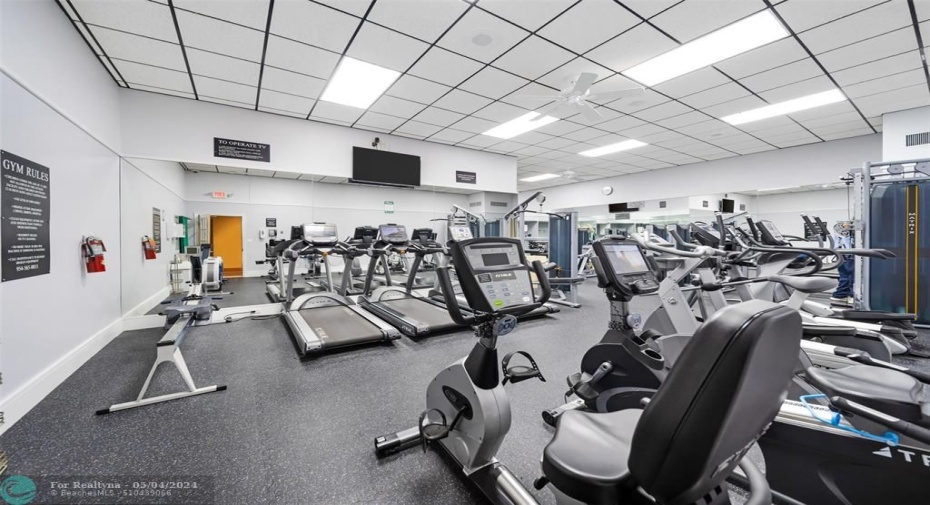 Exercise Room for Social Room of Plaza South