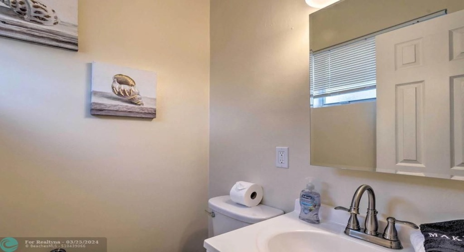 Guest half bathroom