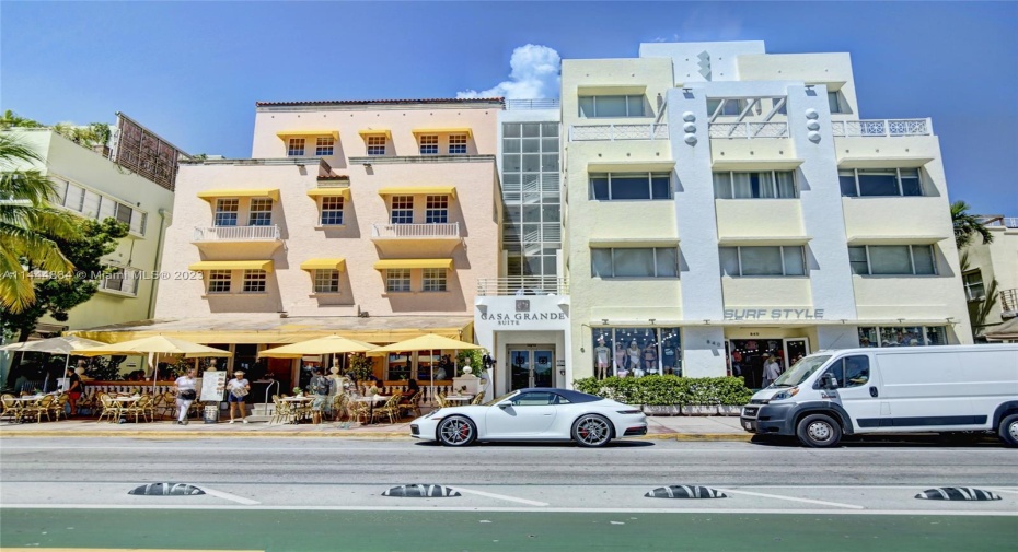 Front of Structure