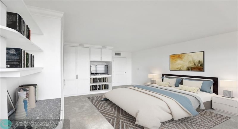 Second bedroom. Virtually staged.
