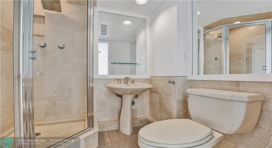Third full bathroom. Converted half bathroom to full bathroom.