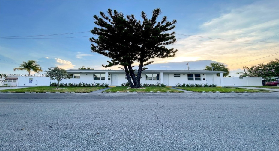 Front of Structure