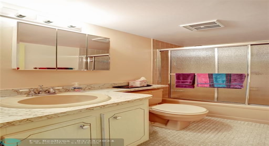 GUEST BATH WITH TUB / SHOWER