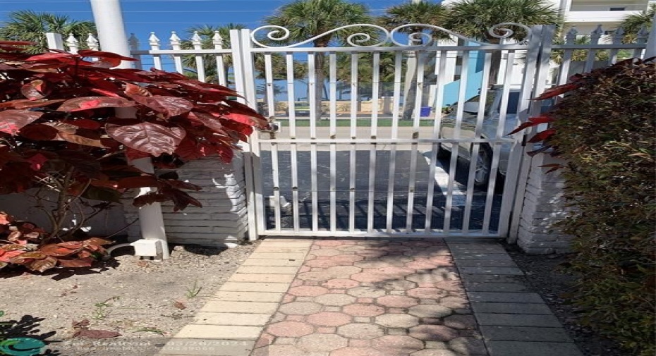 Exit to beach