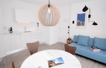 Living/ Dining Room with Kitchenette