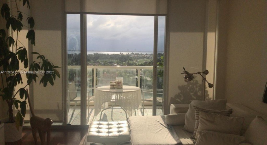 living room with view