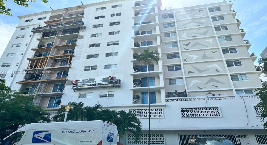 Front of Structure