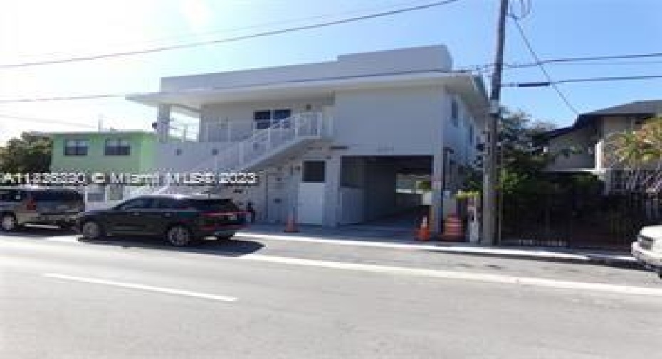 Front of Structure