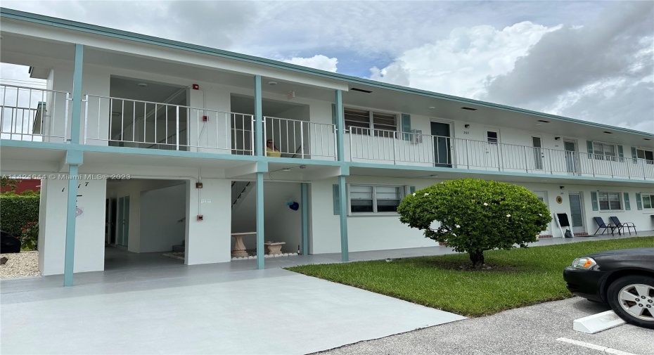 Front of Structure