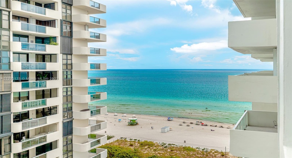 Beach View from Balcony