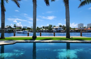 Pool to Intracoastal Waterway.