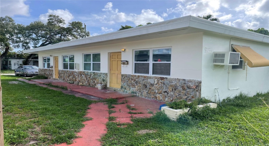 Front of Structure
