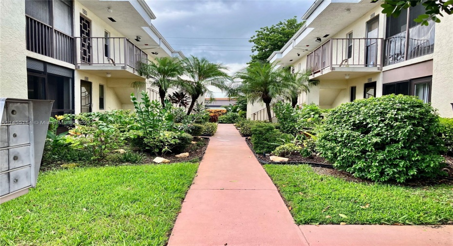 Path to building