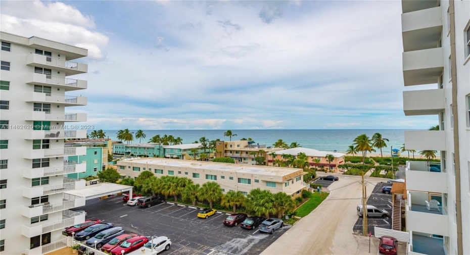 Beach front view east