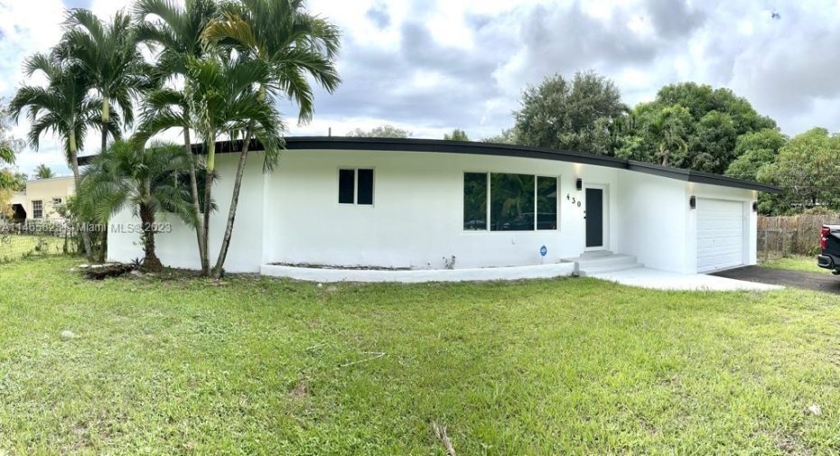 Front of Structure