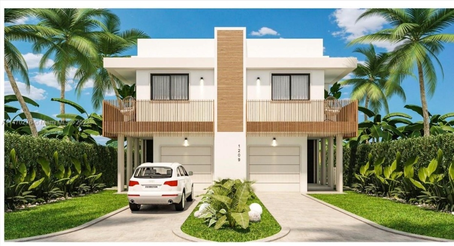 Front of Structure