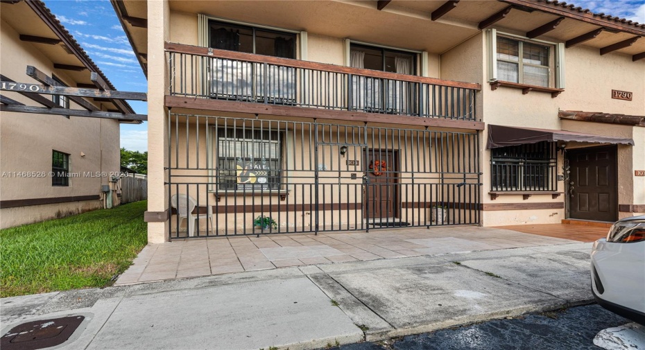 Front of Structure