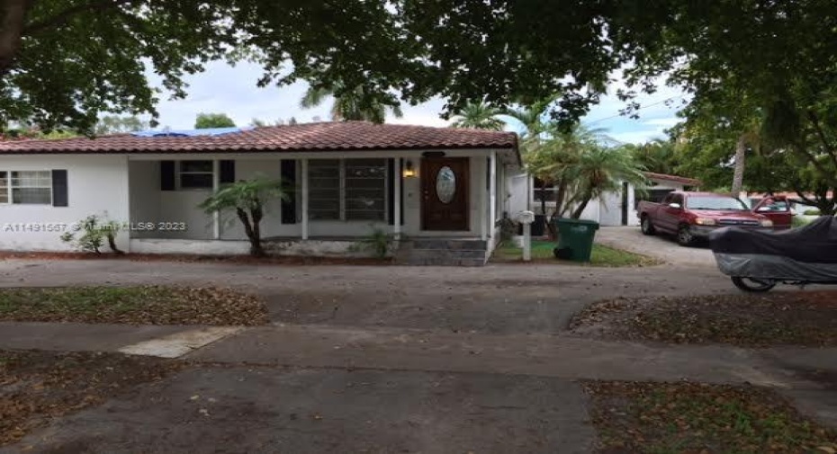 Front of Structure
