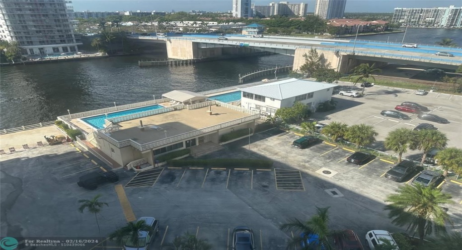 community pool on intracoastal